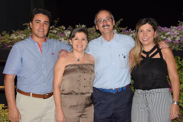 Geovany Jauregui, Carmenza Gongora, Gustavo Toro y Sandra Charry.